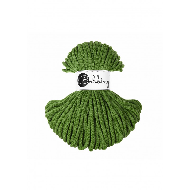 Moss Green Braided Cord 5mm 100m | BOBBINY