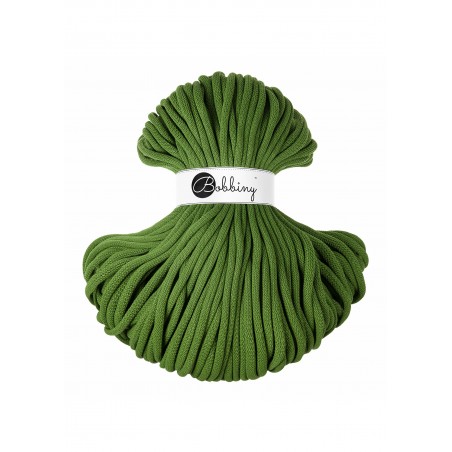 Moss Green cotton cord 9mm jumbo 100m | BOBBINY