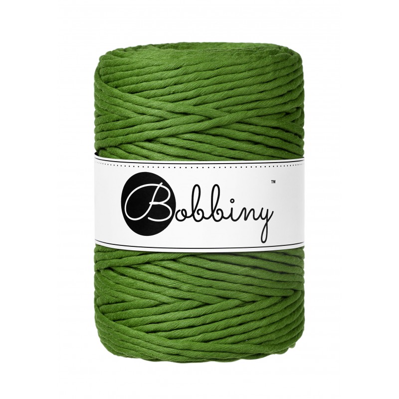 Zieleń Mchu sznurek bawełniany 5mm 100m | BOBBINY