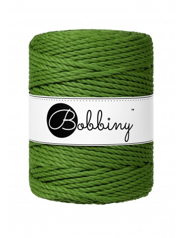 Zieleń Mchu 3ply potrójnie skręcany 5mm 100m | BOBBINY
