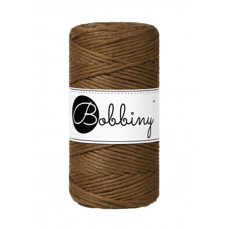 Nut Brown Macrame Cord 3mm 100m | BOBBINY