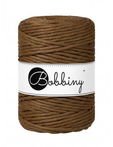Nut Brown Macrame Cord 5mm 100m | BOBBINY
