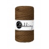 Nut Brown Macrame Rope 3ply 3mm 100m | BOBBINY