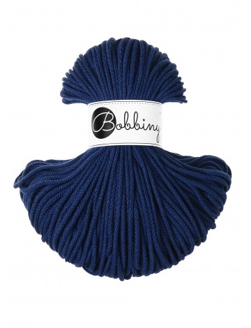 Ink Blue cotton cord 3mm 100m | BOBBINY