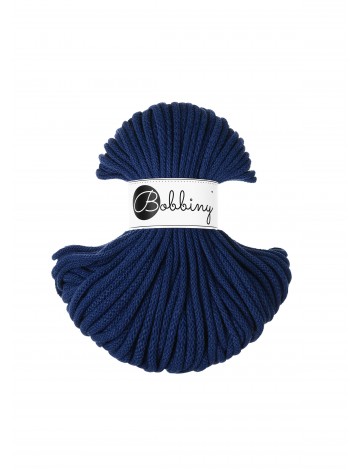 Ink Blue Braided Cord 5mm 100m | BOBBINY