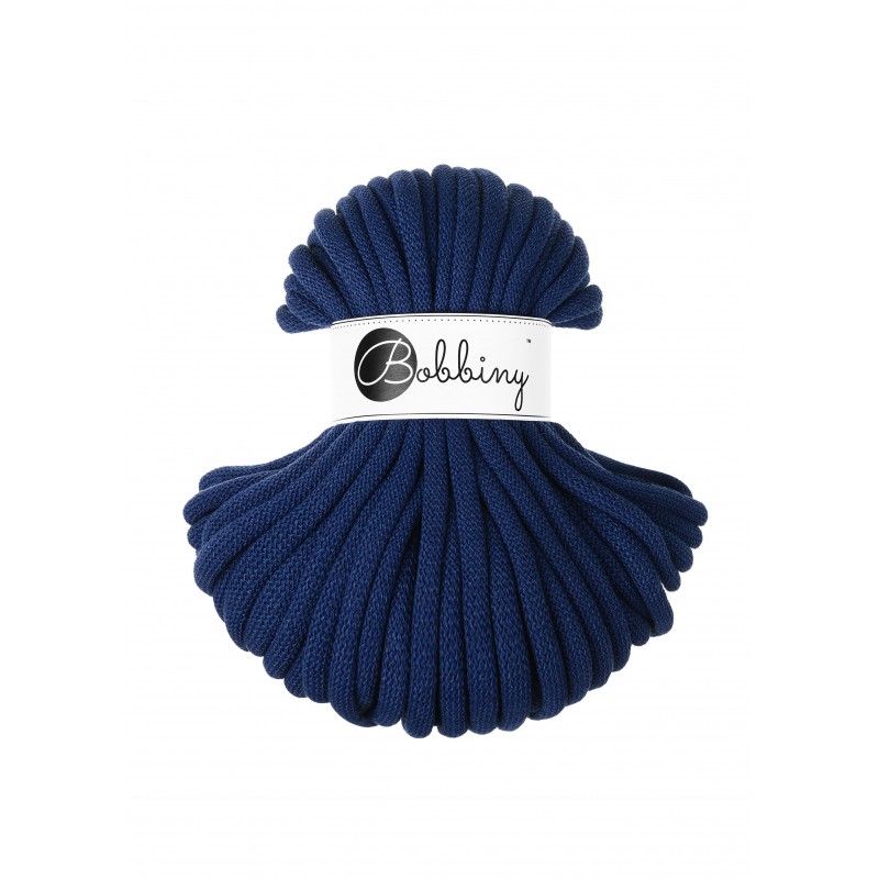 Ink Blue Jumbo Braided Cord 9mm 30m - Premium Cord for Handicrafts