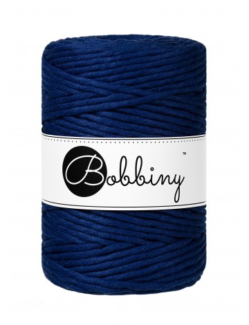 Ink Blue Macrame Cord 5mm 100m | BOBBINY