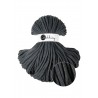Shiny Charcoal cotton cord 9mm jumbo 100m | BOBBINY
