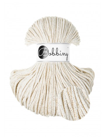 Shiny Natural cotton cord 3mm 100m | BOBBINY