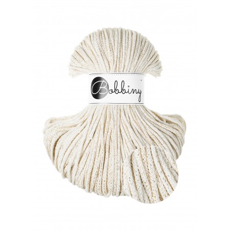 Shiny Natural cotton cord 3mm 100m | BOBBINY
