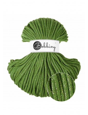 Shiny Moss Green 5mm 100m | BOBBINY Premium