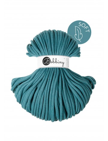 Teal Braided Cord 8mm 100m | Jumbo Soft | Bobbiny