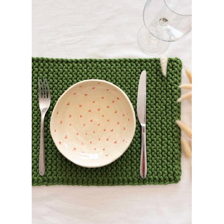 Knitted placemats| DIY| Bobinny | Knitting| Free Pattern