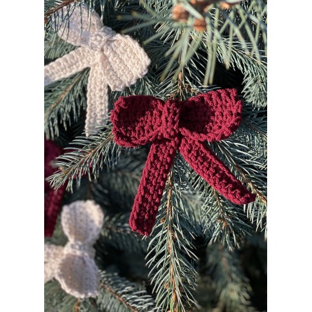 Holiday Crochet Bow | DIY| Bobinny | Crochet| Free Pattern