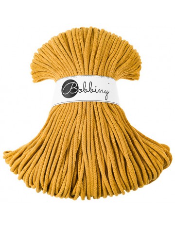 Mustard macrame cotton cord 5mm 100m Bobbiny